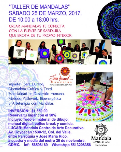 Taller de Mandalas 25 de marzo