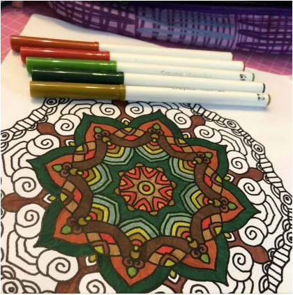 Colorear el mandala